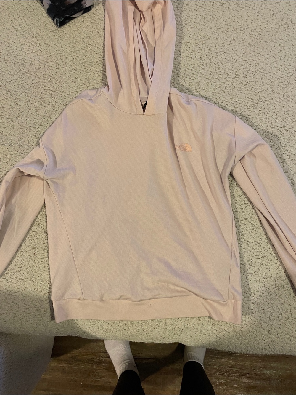 The North Face Pale Pink Pullover Hoodie
